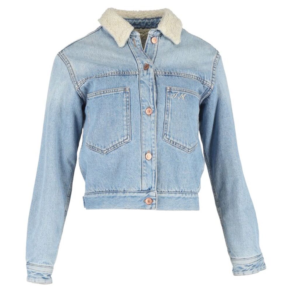 Isabel Marant Etoile Endless Camden Jacket in Blue Cotton Denim
